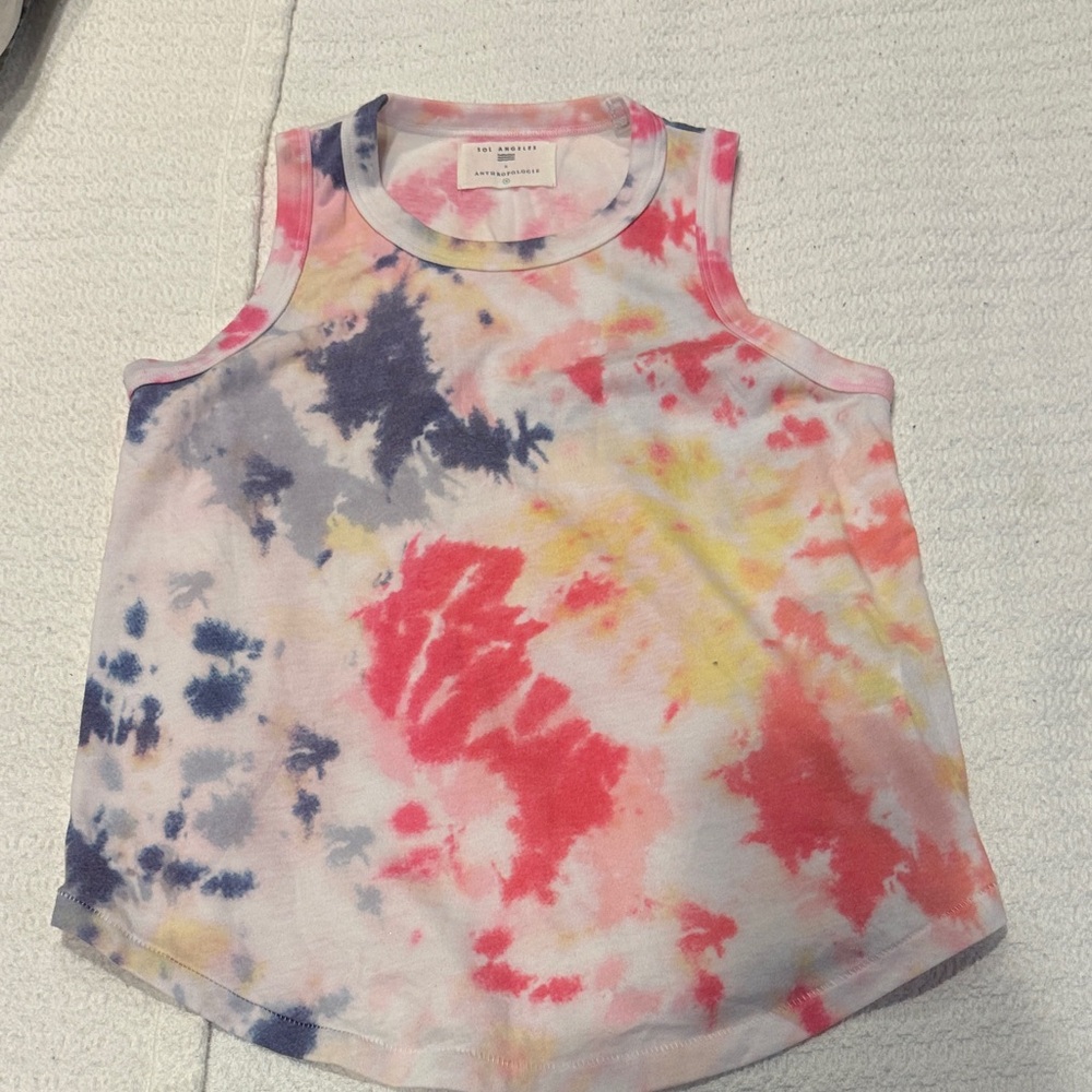 Sol Angeles Kids Tie-Dye Tank Top - Red, Blue, Yellow